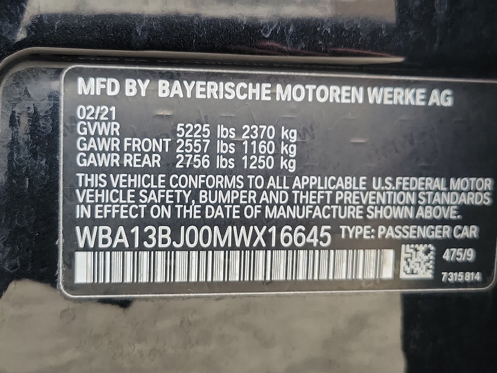2021 BMW 530i xDrive 530i xDrive Sedan